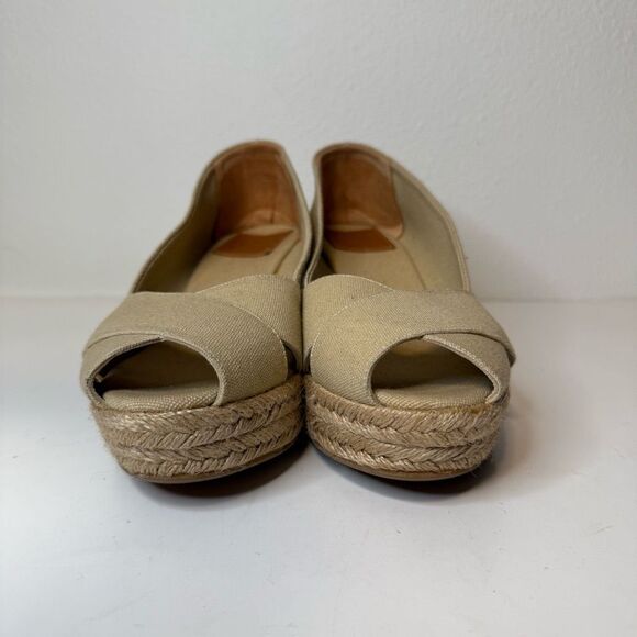 Tory Burch Filipa Wedge Espadrille Size 8 - Picture 2 of 15